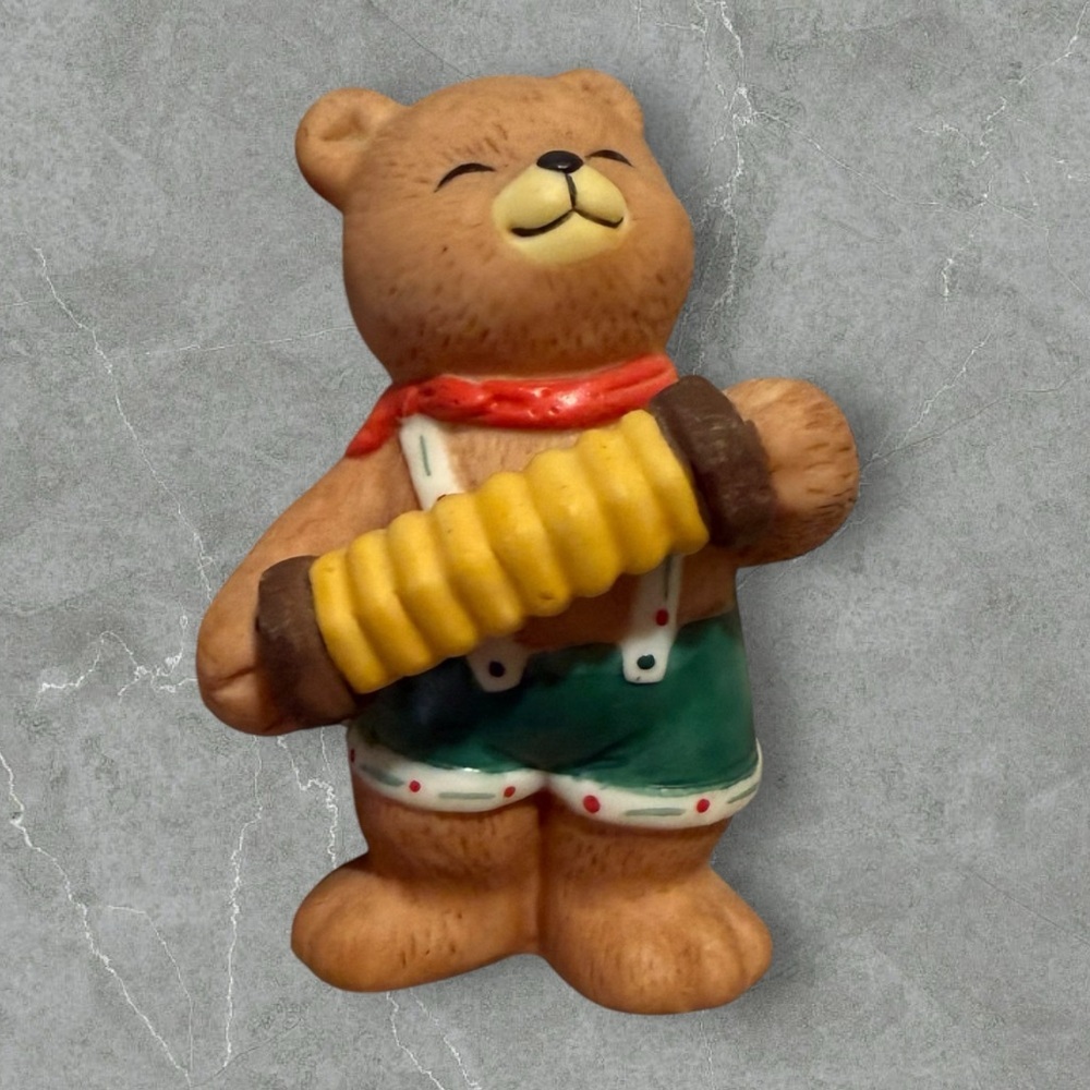 Vintage‎ Bronson Collectibles BC Genuine Porcelain Bisque Teddy Bear